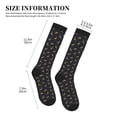 thumbnail image 2 of Lsque Christmas Deers Pattern Sport Compression Socks for Men & Women 15-20 mmHg Knee High Nurse Pregnant Running Medical and Travel Athletic, 2 of 6
