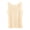 Beige, variant on Curve Hugging Tank Women's Brushed Fabric Seamless Plus Size Top Double Brushed Sleeveless Thermal Vest for Women