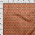 thumbnail image 3 of oneOoneRayonOrangeFabricAsianBlockQuiltingSuppliesPrintSewingFabricByTheYard56InchWide, 3 of 4