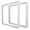 White-2 Set-2FT × 2FT, variant on 2x2ft Surface Mount Kit 2 Set Aluminium Mounting Bracket 2' By Ceiling Frame For 24"x24" Led Flat Panel Light Drop Troffer Fixtures (pack Of 2)