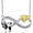 11-November, variant on Panda Necklace 925 Sterling Silver Birthstone Necklace for Women Infinity Panda Jewelry Christmas Birthday Gifts for Mom Grandma Daughter Wife Her