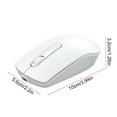 thumbnail image 3 of Wireless Mouse under $5! kkbbma Wireless Bluetooth Silent Mouse, 1200 DPI Adjustable Office Gaming Mouse with Type-C Fast Charging, Dual Mode Connectivity, 3 of 6