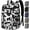 Cowprint, variant on Cooler Backpack 30/45 Cans, Insulated Thermal Bag Beverage Soft Cooler Lunch Camping Travel Picnic Hiking for Men Women