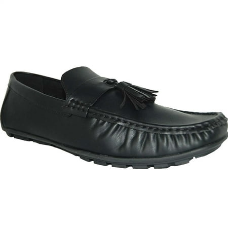 American Shoe Factory Black Jack Leather Lined Upper Loafers,