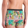 thumbnail image 4 of Men's Boxer Briefs, Exotic Colorful Parrot Flower Soft Comfy Mens Underwear Boxer Briefs Breathable With Widen Waist, 4 of 7