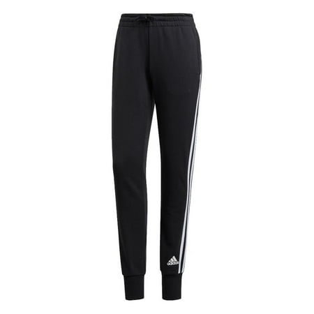 Adidas Womens Must Have 3-Stripe Athletic Jogger Pants, Black, Small