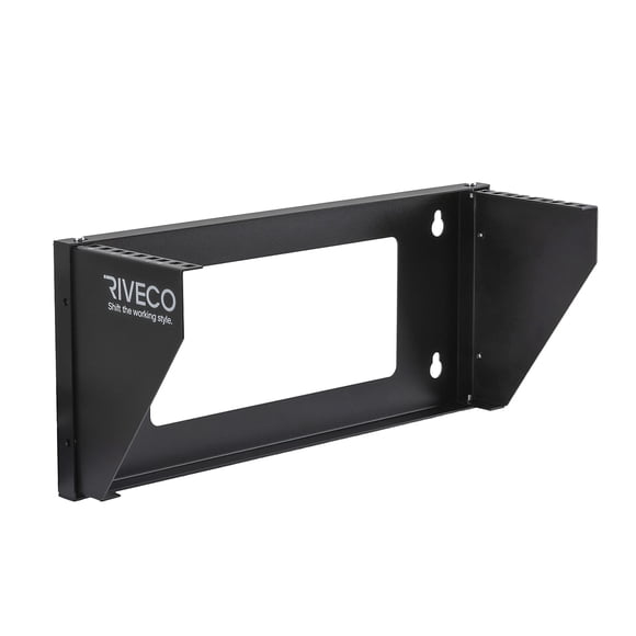 RIVECO Wall Mount Rack for Network| Reinforced Heavy Load 66-99 LBS Small Server Racks Vertical & Horizontal Mounting for 19 inch