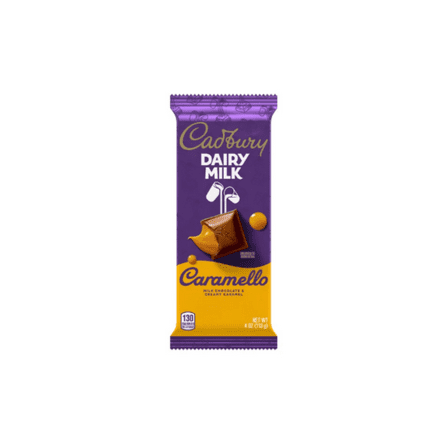 Cadbury Milk Chocolate Caramel Candy, Creamy Caramel Filled Chocolate Bar, 4 oz