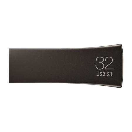 Samsung - BAR Plus 32GB USB 3.1 Flash Drive - Titan Gray