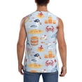 thumbnail image 4 of Kdxio Mignon Requin Débardeur Homme Musculation Gym Chemises Décontractées Sans Manches-Grand, 4 of 7