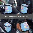 thumbnail image 7 of Qxltty Pattern Featuring Cute Baby Seahorses Car Trash Can with Lid Vehicle Backseat Hanging Leak Proof Storage Bin, 7 of 7