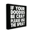 thumbnail image 3 of Stupell Industries Doodies Be Cray Use The Spray Bathroom Phrase, 36 x 36, Design by Jaxn Blvd., 3 of 5
