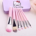 thumbnail image 1 of Fameza Ello Kitty Set Of 7 Pieces Complete Makeup Mini Brush Kit With A Storage Plastic Box, 1 of 5