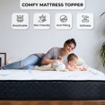 thumbnail image 4 of 9 –Inch Single Gel Foam Mattress – Medium-Firm, Cooling Gel Foam, Pressure Relief & Motion Isolation, CertiPUR-US Certified, Mattress-in-a-Box, 4 of 7