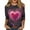 Hot PinkB_0412454, variant on Hearthz S-5XL 3/4 Sleeve Valentines Shirt for Women Crewneck Funny Love Heart Graphic 3/4 Sleeve Tops for Women