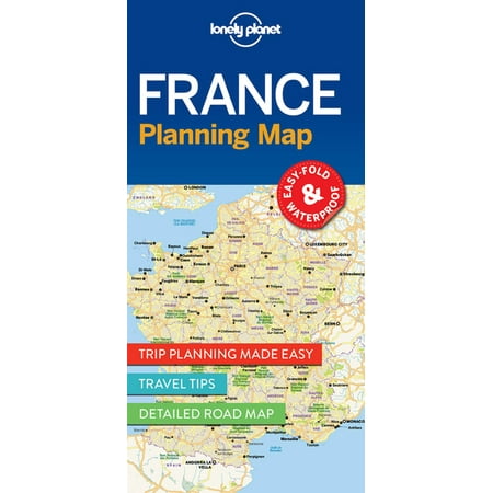 Map: lonely planet france planning map (other): 9781786579065