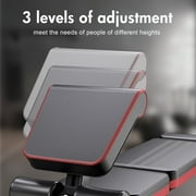 BAOKALER 7 Levels Adjustable Weight Bench with Extended Headrest & Leg Extension, Foldable Dumbbell Workout Bench, Supports Up to 770 lbs, Incline & Decline Positions for Full Body Strength Training