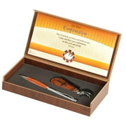 DICKSONS On Your Confirmation Orange 7.5 x 4 Metal Pen and Key Chain Boxed Gift Set