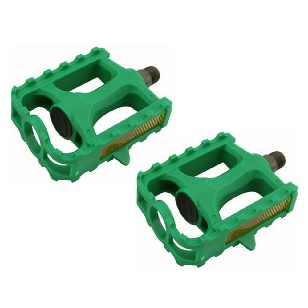 M.T.B Pedals 861 9/16" Green. Bike pedals, bicycle pedal, mostly for