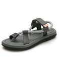 thumbnail image 2 of PEONAVET Men's Outdoor Hiking Sandals, Open Toe Arch Support Strap Water Sandals, Lightweight Athletic Trail Sport Sandals Summer, 2 of 4