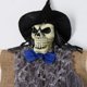thumbnail image 3 of Colgan halloween percha de decoración de halloween gris Fantasma colgante de Halloween, 3 of 5