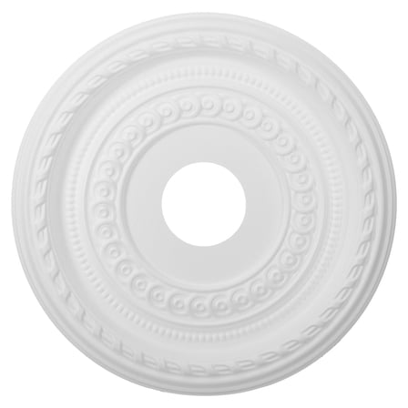 FRCOLOR White Ceiling Medallion for Modern Light Fixture Decor