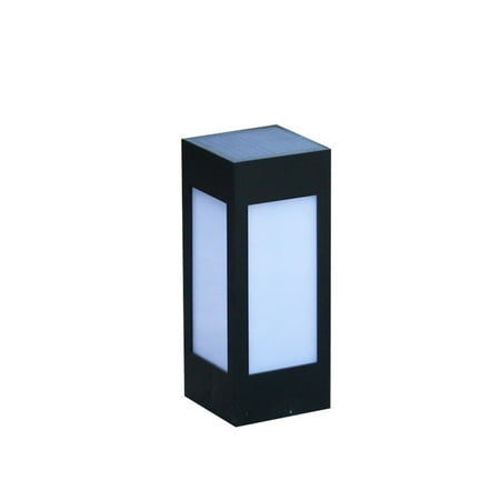 

LED Column Headlight Lightweight Solar Powered Pillar Lamp Outdoor Wall Lights Courtyard Light Landscape Lamps Garden Decor