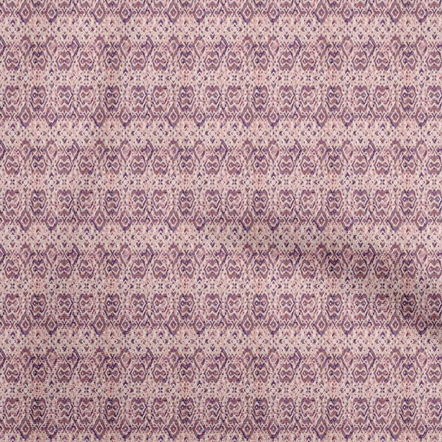oneOone Polyester Spandex Red Fabric Asian Kilim Craft Projects Decor Fabric Printed By The Yard 56 Inch Wide