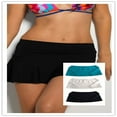 thumbnail image 4 of Honganda Women Summer Swimming Skirt Pure Color Beach Mini Wrap Skirt, 4 of 4
