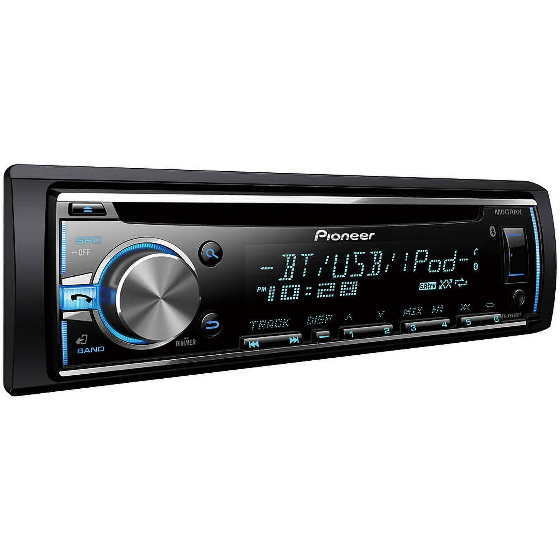 Pioneer DEH-X6810BT Car In-Dash Unit, Single-DIN, AM/FM/CD