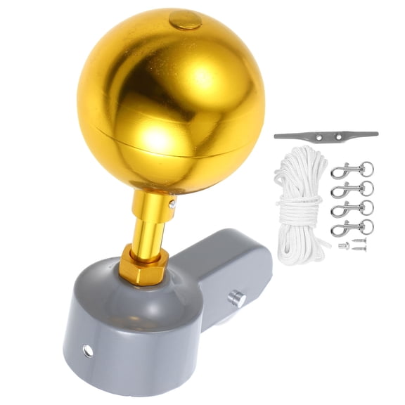 CIMAXIC 1Set Heavy Duty Flagpole Pulley and Cap Replacement Kit for Easy Installation and Durable Outdoor Use