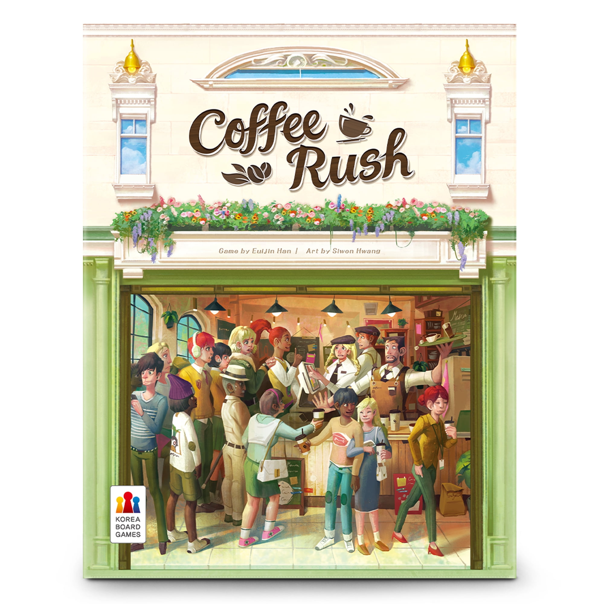 Coffee Rush Family Strategy Board Game for Ages 8 and up, from Asmodee