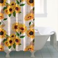 thumbnail image 4 of Waterproof Cute Sunflower Colorful Shower Curtain 72x72 Inch Boho Style Polyester Unique Shower Curtain for Bathroom Hotel Home Decor with 12 Plastic Hooks, 4 of 5
