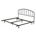 thumbnail image 3 of Hillsdale Furniture Tolland Arched Spindle Satin Black Metal Headboard with King Bed Frame, 3 of 9