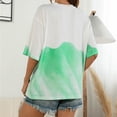 thumbnail image 7 of OAVQHLG3B Summer Tops for Women Casual Casual Round Neck Short Sleeve Print Top T-Shirt, 7 of 7