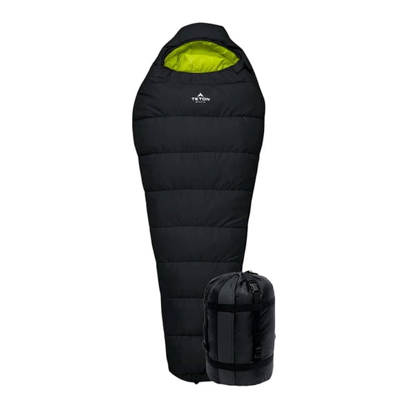 Sleeping Tipo Momia LEEF Regular 0°F (-17°C) Teton Sports Negro