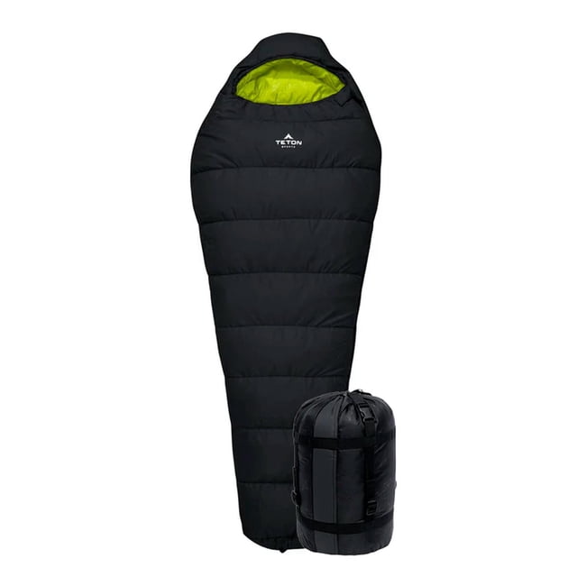 Sleeping Tipo Momia LEEF Regular 0°F (-17°C) Teton Sports Negro