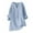Blue, variant on WTXUE T-Shirts Long Sleeve, Crew Neck Shirts for Women's Button Cotton Shirt Blouse Solid Casual Tops for Women Blue L