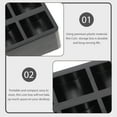 thumbnail image 2 of Shisuyan Coin Holder Abs Black 2Set 11.8X5.7X1.1In Simple Style, 2 of 8