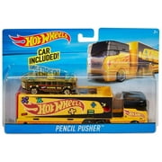 Hot Wheels Pencil Pusher Diecast Car (Yellow)