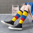 thumbnail image 7 of Colombian Flag Knee High Socks for Women Long Leg Warmers Socks, 7 of 7