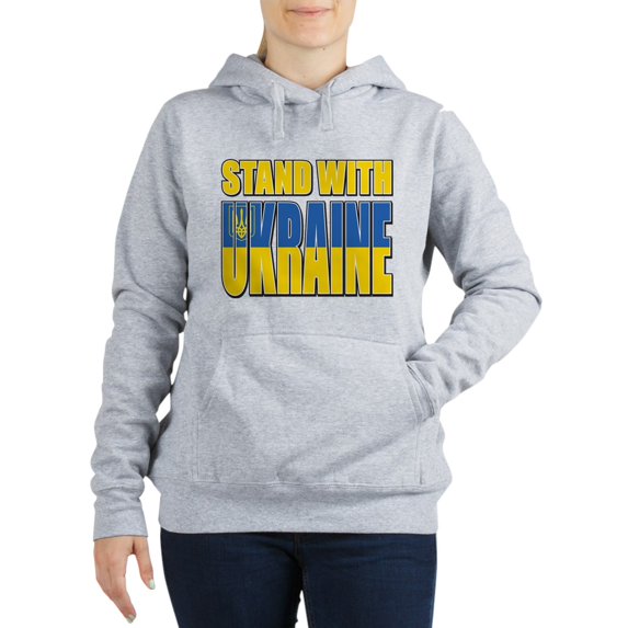 CafePress - Stand With Ukraine Sweatshirt - Women's Hooded Sweatshirt