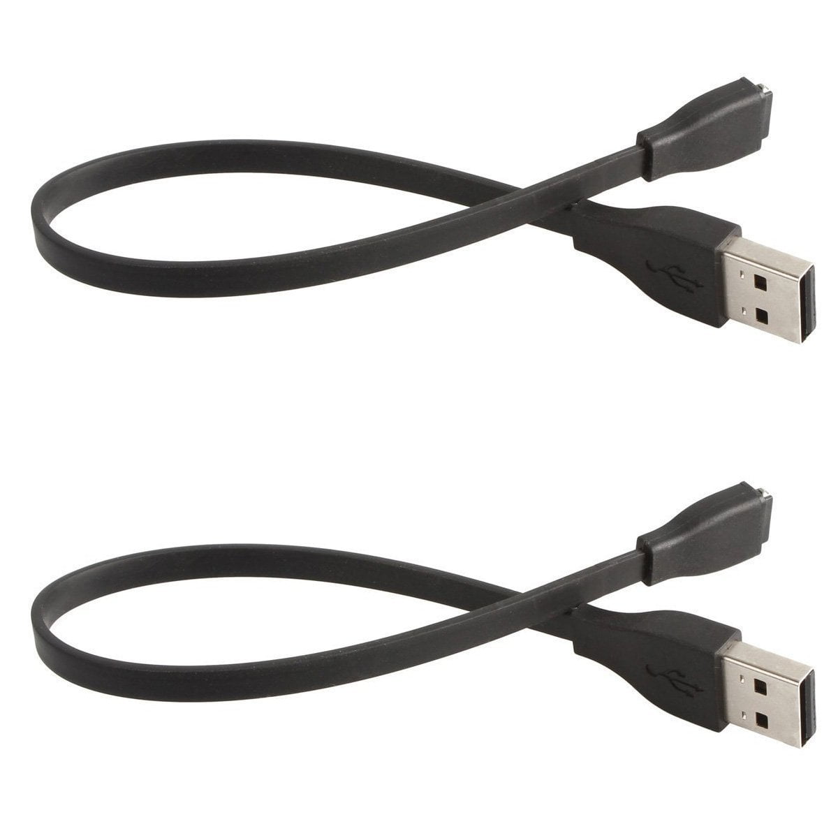 2 Pack USB Charging Charger Cable Cord for Fitbit Force Band Bracelet Wristband 