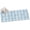 Blue, Steel,White, variant on 2x3ft Area Rug,Botanical Palm Leaves Sketch Washable Large Rugs Soft Non-Slip Floor Rug White Leaf on Terracotta Non-Shedding Indoor Carpets for Living Room Bedroom Home Office Nursery