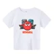 thumbnail image 5 of Ropa bonita de bola roja 2.ª para niños, camiseta de algodón de moda de verano para niños, camisetas de dibujos animados para bebés, camisetas casuales de manga corta para niñas, 5 of 5
