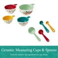 thumbnail image 4 of The Pioneer Woman Prairie Signature 30-Piece Cast Aluminum Cookware Set, Teal, 4 of 8