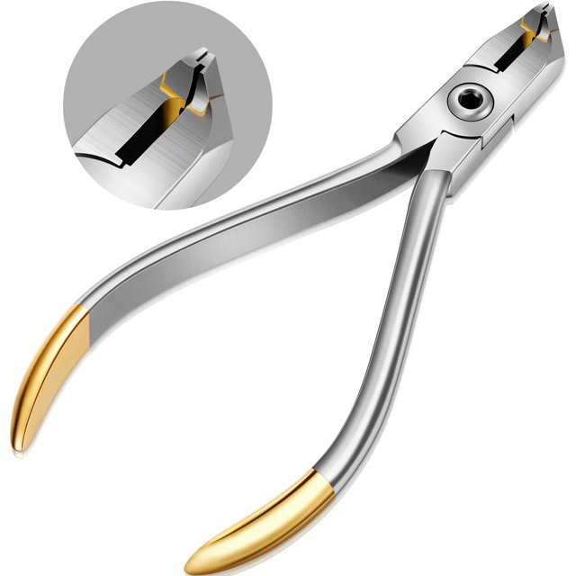 Alicates para cortar alambres Nuanchu Braces, acero inoxidable, 12 cm