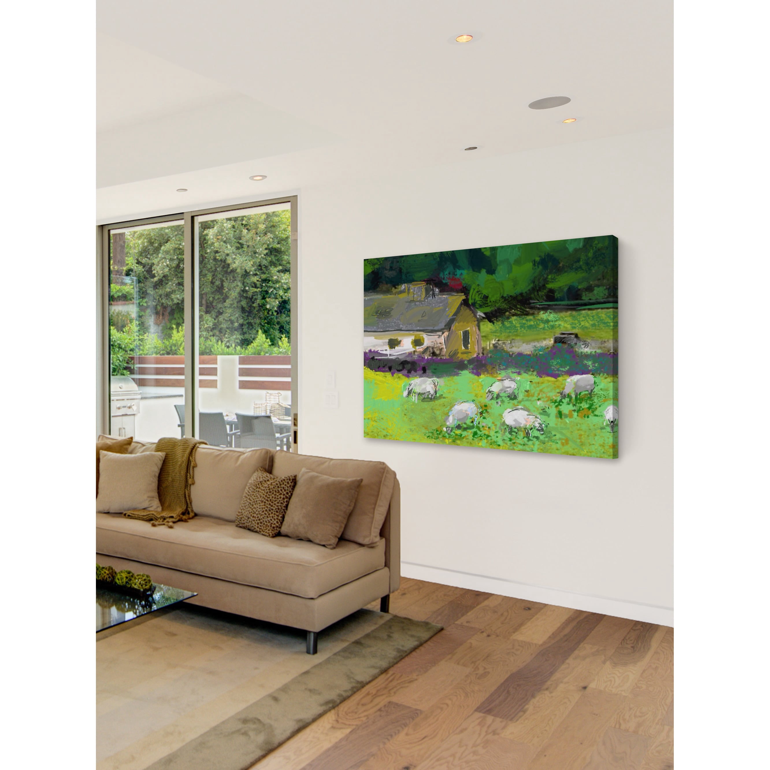 Marmont Hill "Cotswold Farm" by Arthur Pina Painting Print on Wrapped Canvas