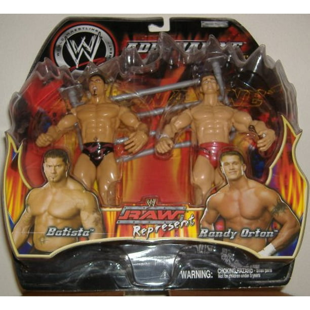 WWE Adrenaline Pack de 2 Series 7 Batista Randy Orton