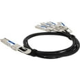thumbnail image 3 of AddOn Arista Networks CAB-D-4Q-400G-2-5M Compatible TAA Compliant 400GBase-CU QSFP-DD 400G to 4xQSFP56 100G PAM-4 Direct Attach Cable Passive Twinax 2.5m, 3 of 8